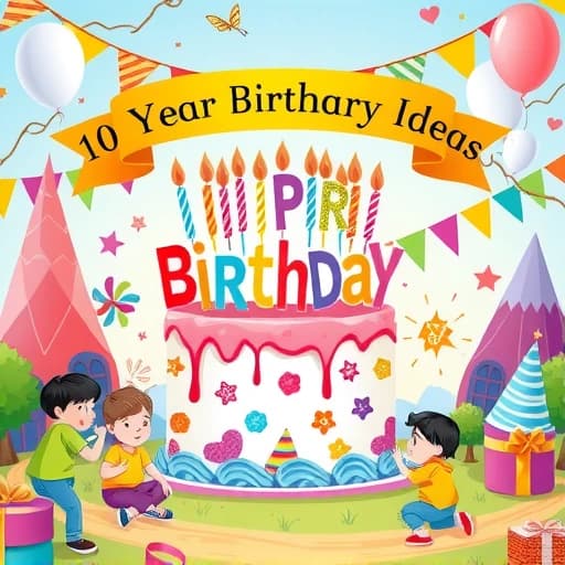  10 Year Birthday Party Ideas featured image