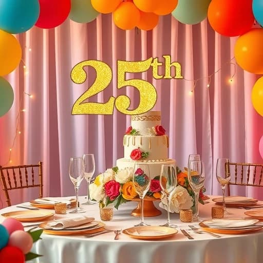  25th Anniversary Party Ideas featured image