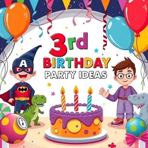  3rd Birthday Party Ideas Boy featured image