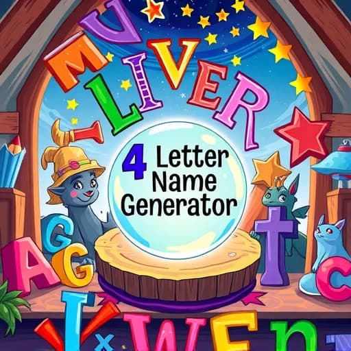  4 Letter Name Generator featured image