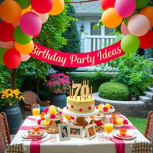 70th Birthday Party Ideas featured image