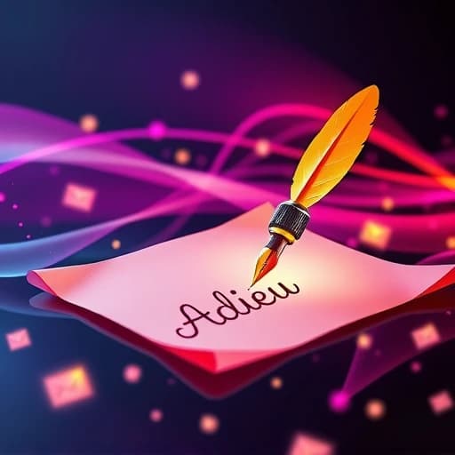 Adieu Email Template featured image