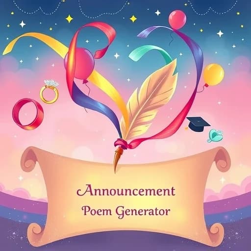 Announcement Poem Generator featured image