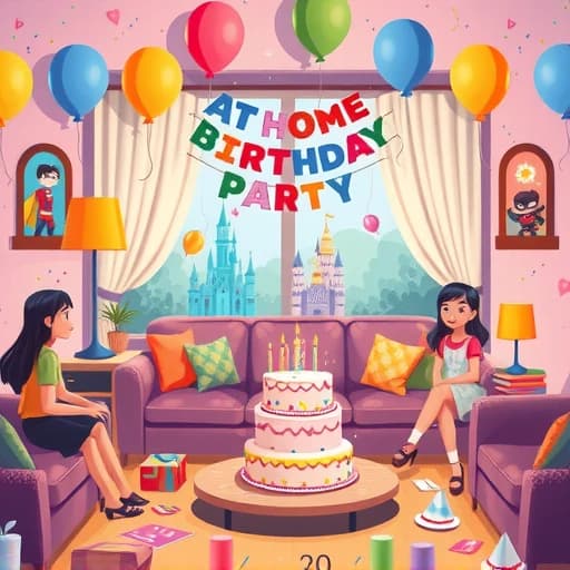 At Home Birthday Party Ideas featured image