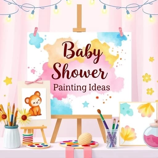 Baby Shower Painting Ideas featured image