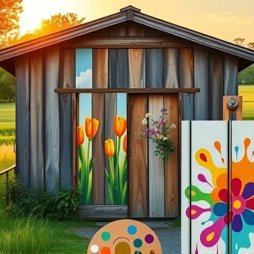Barn Door Painting Ideas featured image