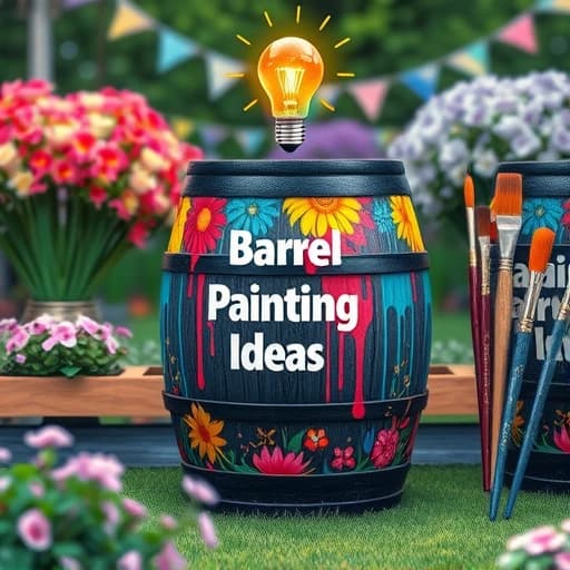 Barrel Painting Ideas featured image