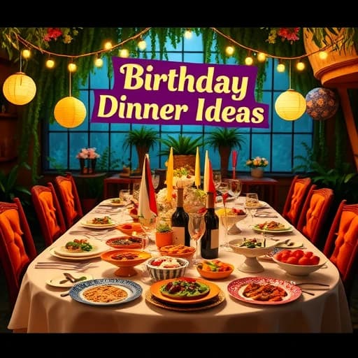 Birthday Dinner Ideas featured image