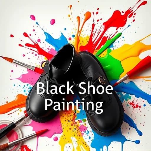 Black Shoe Painting Ideas featured image