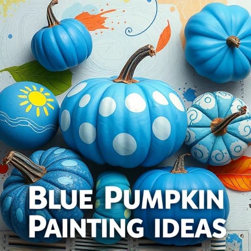 Blue Pumpkin Painting Ideas featured image