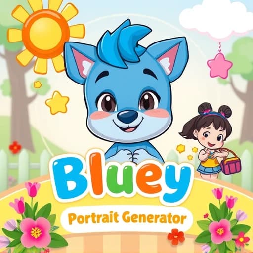 Bluey Portrait Generator featured image