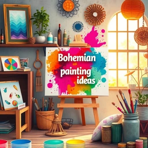 Bohemian Painting Ideas featured image
