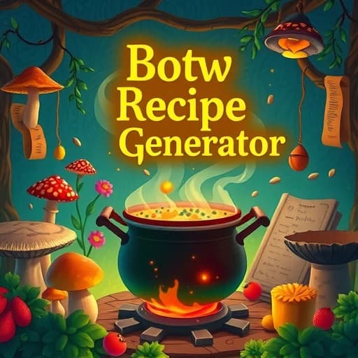 Botw Recipe Generator featured image