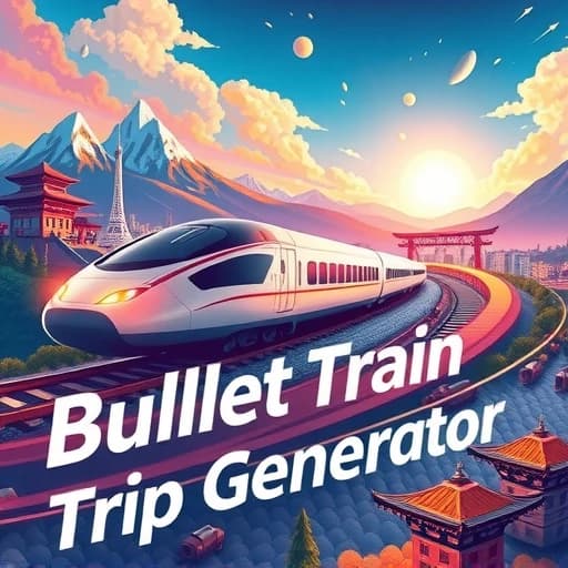Bullet Train Trip Generator featured image