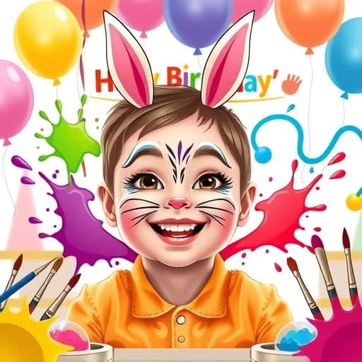 Bunny Face Painting Ideas featured image