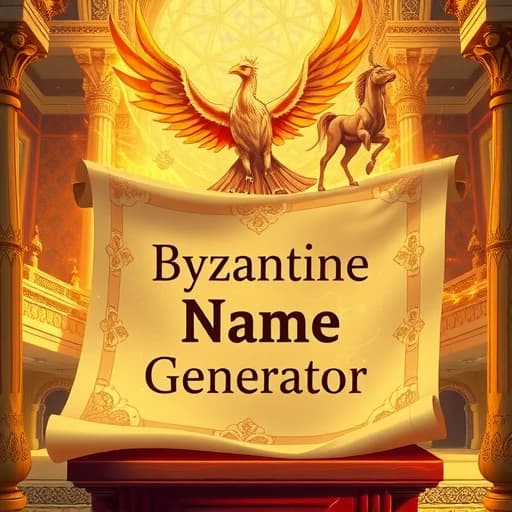 Byzantine Name Generator featured image