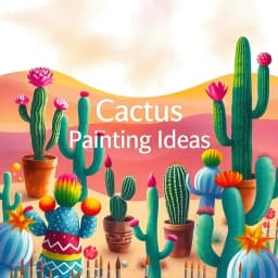  Cactus Painting Ideas icon
