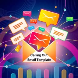  Calling Out Email Template icon