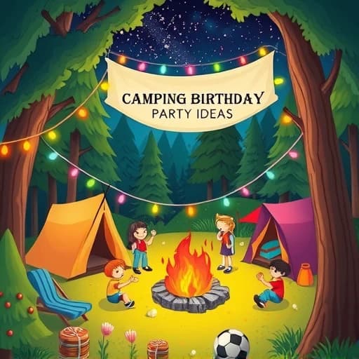 Camping Birthday Party Ideas featured image