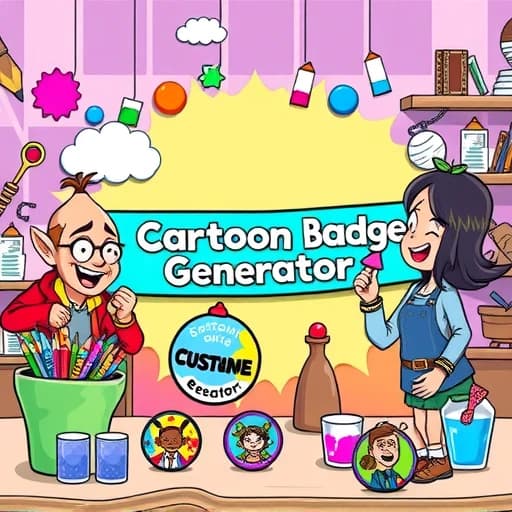 Cartoon Badge Generator featured image