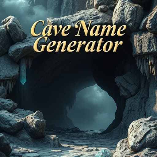 Cave Name Generator featured image