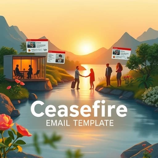 Ceasefire Email Template featured image