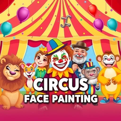 Circus Face Painting Ideas featured image