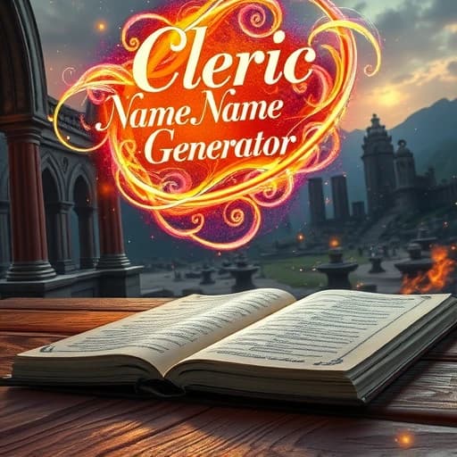 Cleric Name Generator featured image
