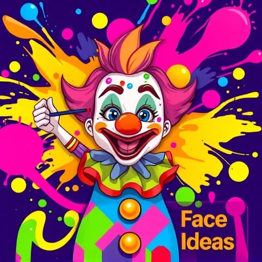 Clown Face Painting Ideas featured image