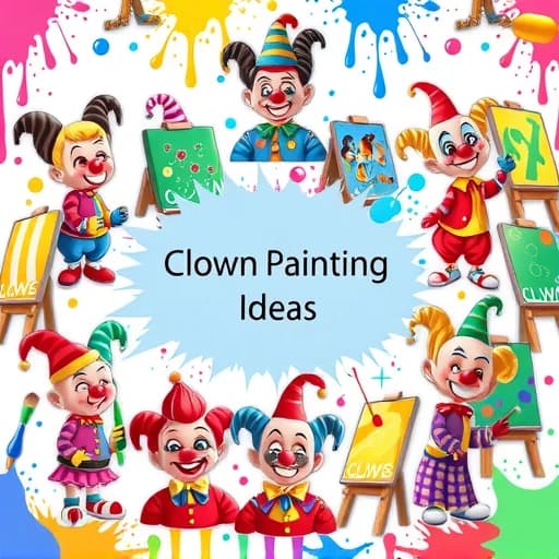 Clown Painting Ideas featured image