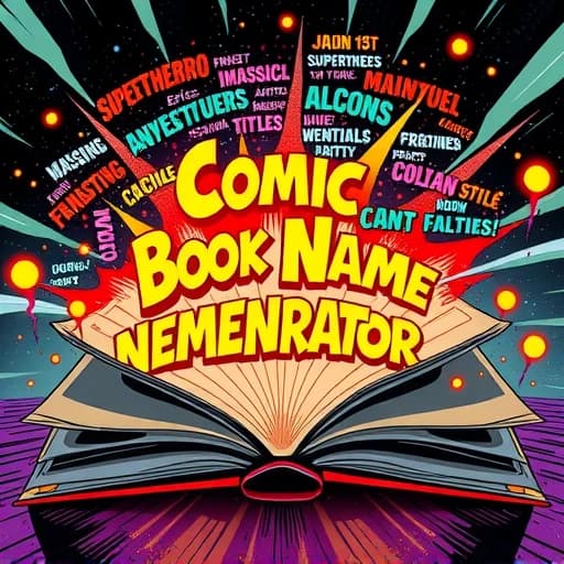 Comic Book Name Generator featured image