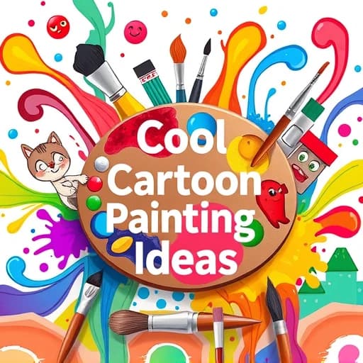 Cool Cartoon Painting Ideas featured image