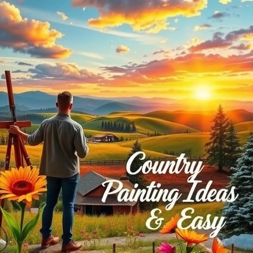 Country Painting Ideas Easy featured image