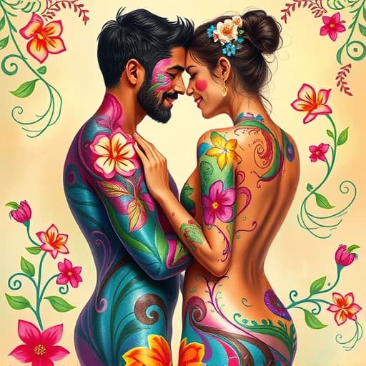 Couples Body Painting Ideas featured image