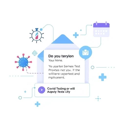Covid Testing Email Template featured image