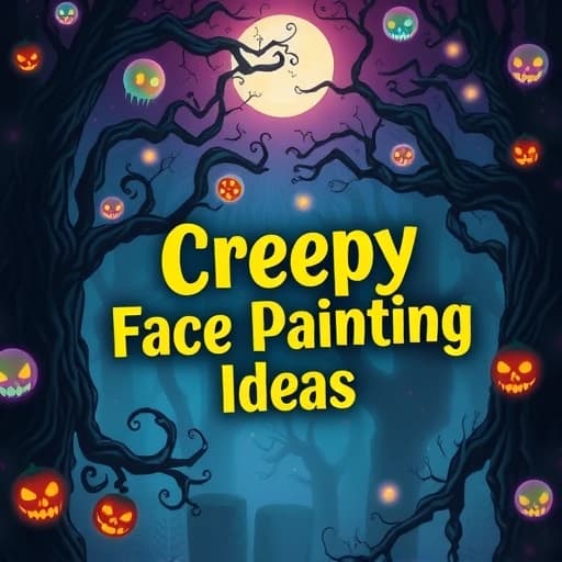 Creepy Face Painting Ideas featured image