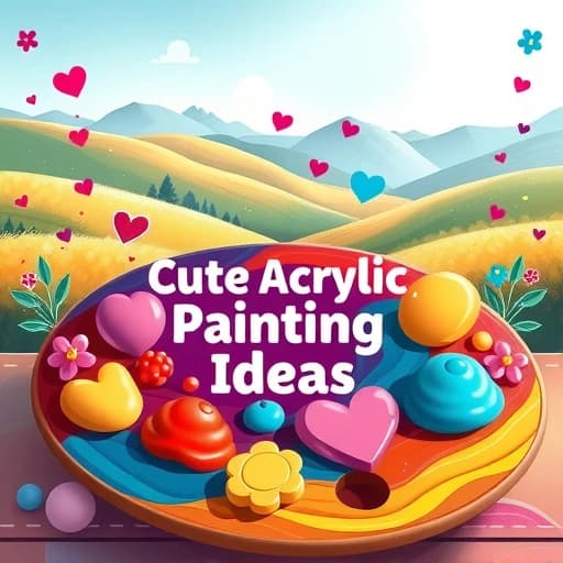 Cute Acrylic Painting Ideas featured image
