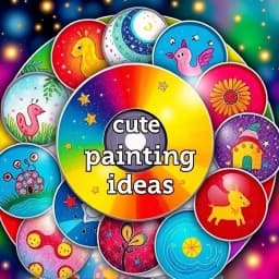  Cute CD Painting Ideas icon