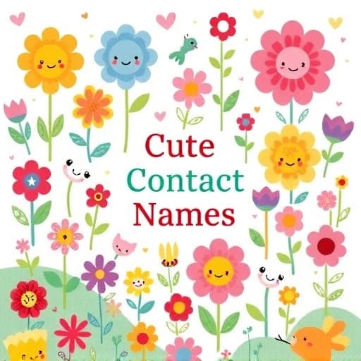 Cute Contact Names Generator featured image