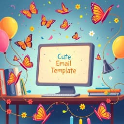  Cute Email Template icon