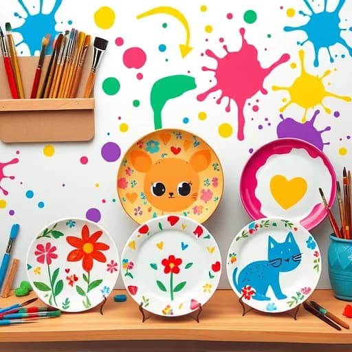 Cute Plate Painting Ideas featured image