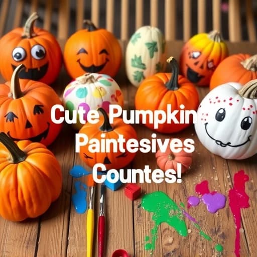 Cute Pumpkin Painting Ideas featured image