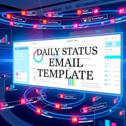  Daily Status Email Template icon