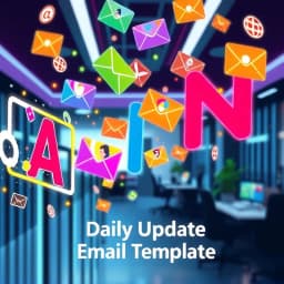  Daily Update Email Template icon