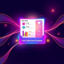  Data Table Email Template icon