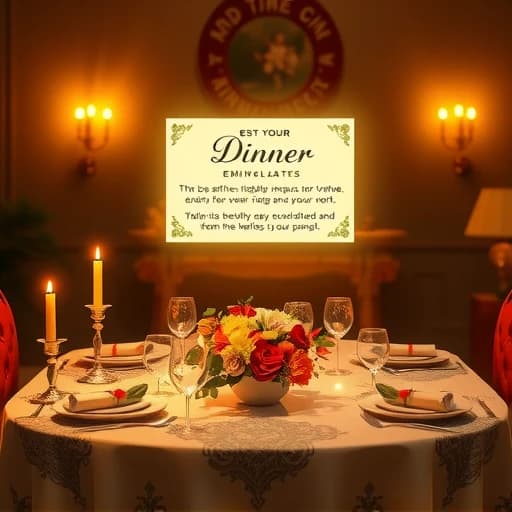 Dinner Invite Email Template featured image