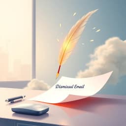  Dismissal Email Template icon
