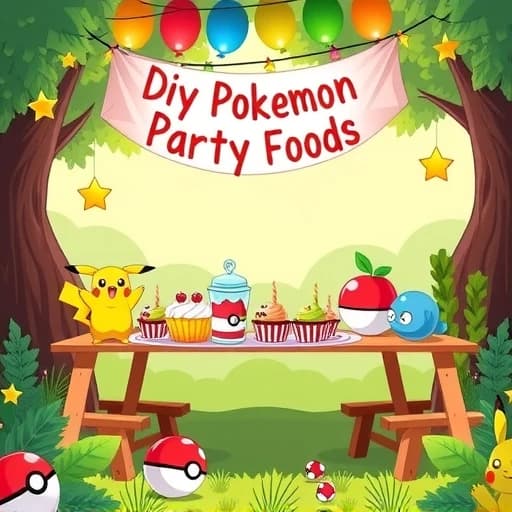 Diy Pokemon Party Food Ideas featured image