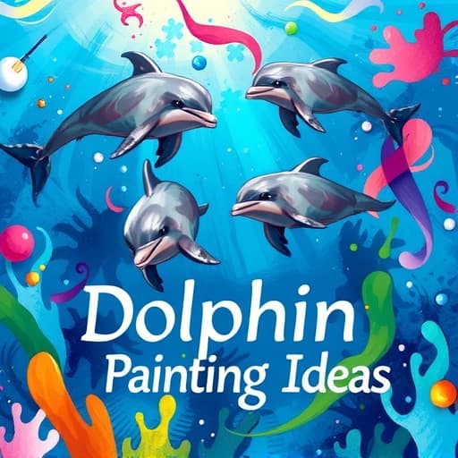 Dolphin Painting Ideas featured image