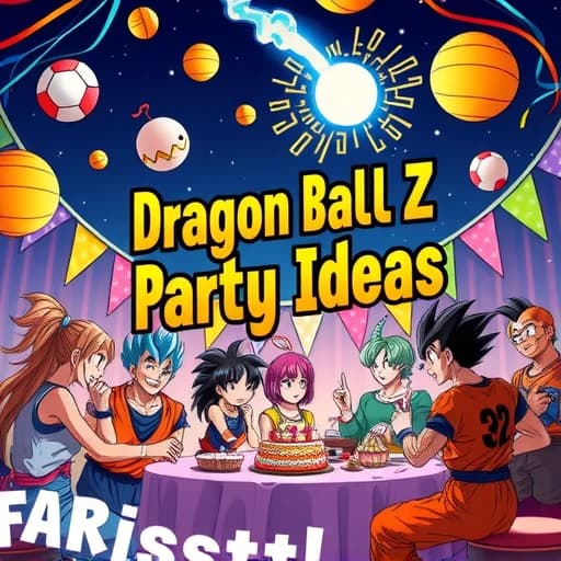 Dragon Ball Z Party Ideas featured image